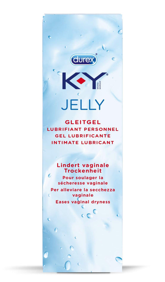 K - Y Gleitgel Steril – Medizinisches Gleitmittel auf Wasserbasis, für Feuchtigkeit & Gleitfähigkeit – Leicht abwaschbar & parfümfrei – 82 g