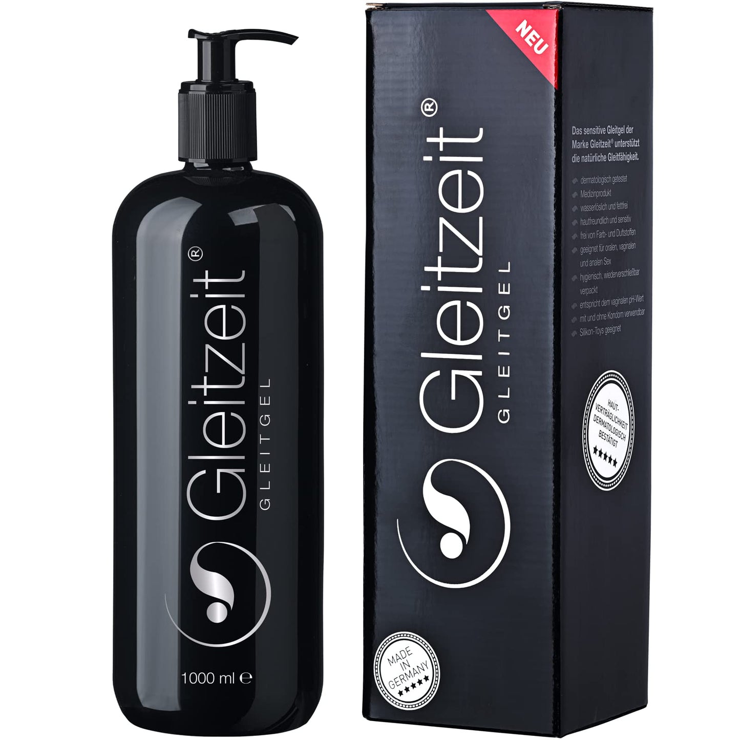 Gleitzeit® Gleitgel wasserbasiert (250ml) PREMIUM Gleitmittel sensitives Intimgel