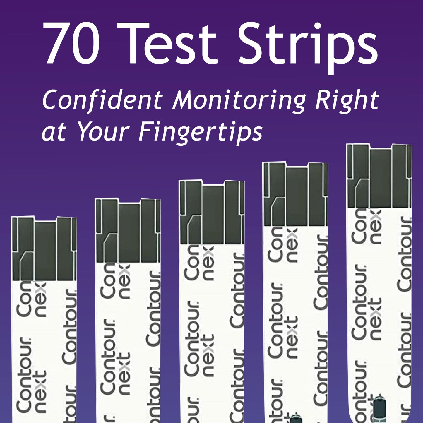 Contour Next Blood Glucose Test Strips for Diabetes, 70 Count (Pack of 1)