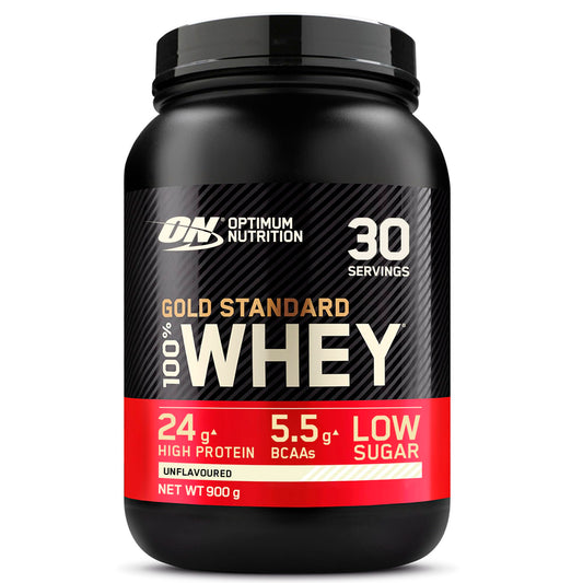 Optimum Nutrition Gold Standard 100% Whey, Proteinpulver, Geschmack Delicious Strawberry, 900g, 30 Portionen