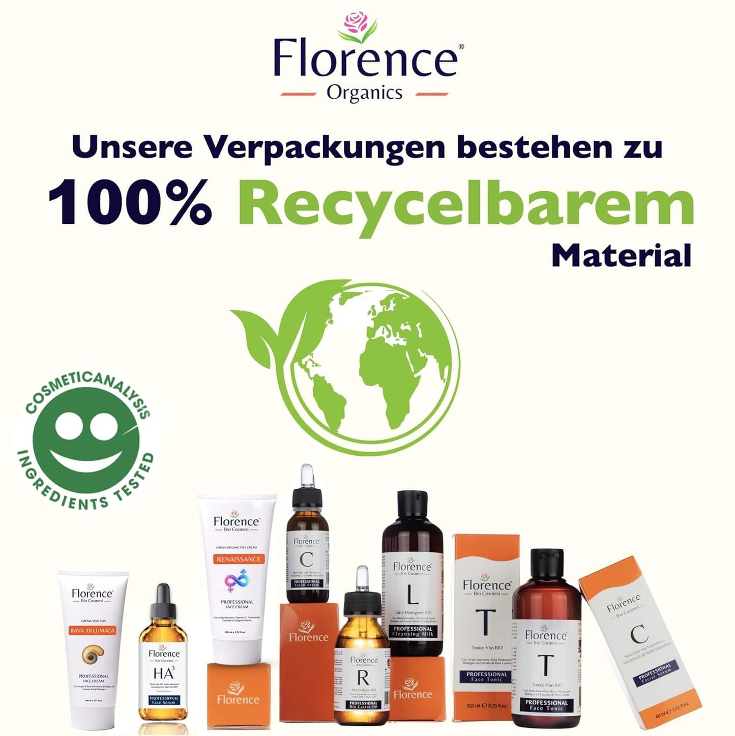 60ml Bio Hyaluron Serum mit Vitamin C, E. Hochkonzentriert Anti-Falten, Anti-Aging & Dunkle-Flecken. Hyaluronsäure-Gesichtsserum, Ideal als Augenkonturcreme. Dermaroller Essence. Vegane Naturkosmetik