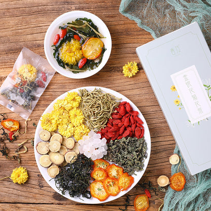 Honeysuckle Chrysanthemum Tea Men And Women Under Fire Health Care