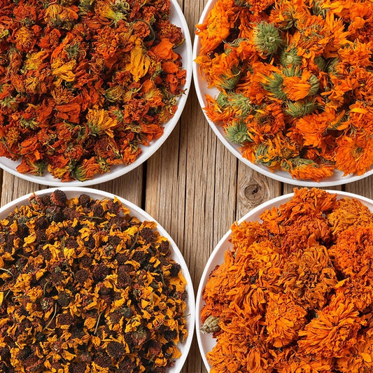 Chrysanthemum And Albizia Flower Bud And Fruit Tea