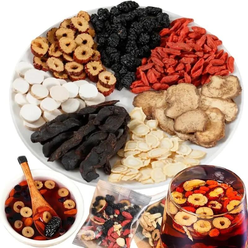 8.81 Oz Five Treasures Ginseng Tea - 250g, 50 Pieces, 5g