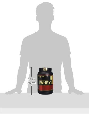 Optimum Nutrition Gold Standard 100% Whey, Proteinpulver, Geschmack Delicious Strawberry, 900g, 30 Portionen