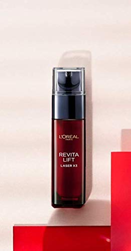 L'Oréal Paris Revitalift Laser X3, Anti-ageing Face Care with Triple Effect, with Hyaluronic Acid, 30 ml