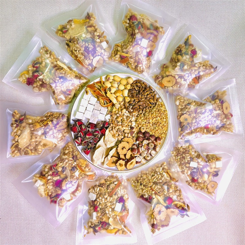 Four Gods Soup With Poria Gorgonzola And Job's Tears In Chinese Medicine