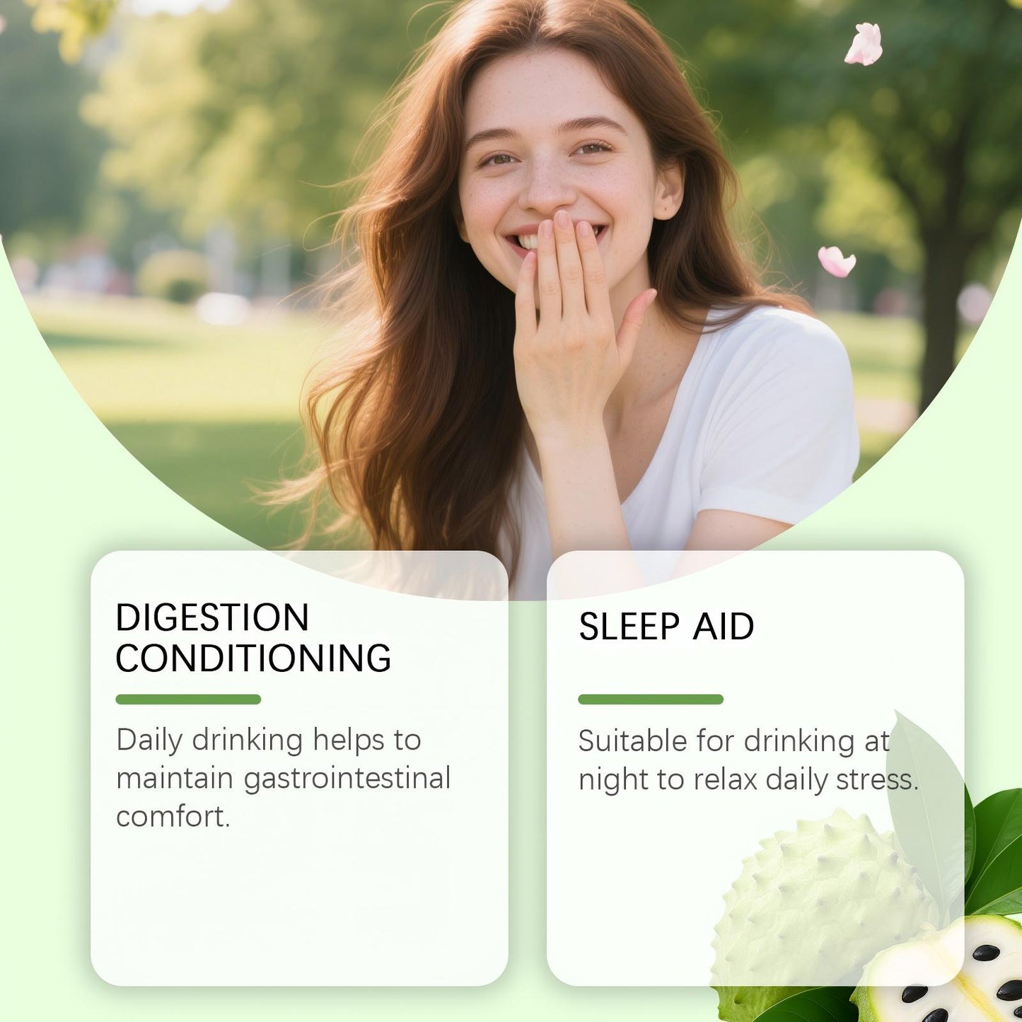 Qingrun Annona Fruit Leaves Herbal Tea