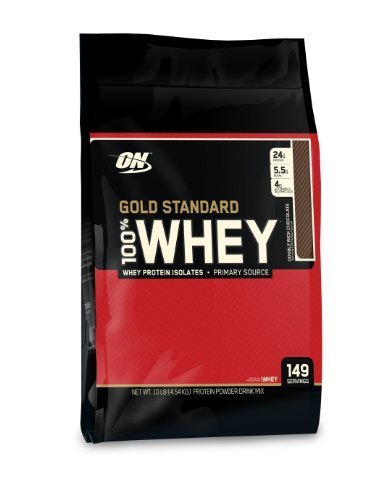 Optimum Nutrition Gold Standard 100% Whey, Proteinpulver, Geschmack Delicious Strawberry, 900g, 30 Portionen