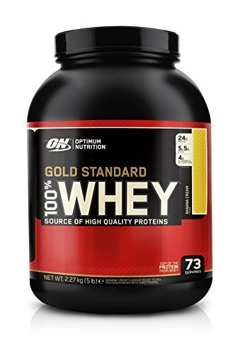 Optimum Nutrition Gold Standard 100% Whey, Proteinpulver, Geschmack Delicious Strawberry, 900g, 30 Portionen