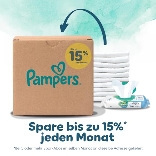 Pampers Harmonie Nappies Size 4, 174 Nappies, 9 kg - 14 kg, Gentle Skin Protection with 100% Pampers Protection