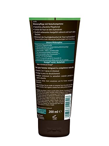 Kneipp 2-in-1 Hair and Body Wash Shower Ready 200 ml Pack of 1 (1 x 200 ml)