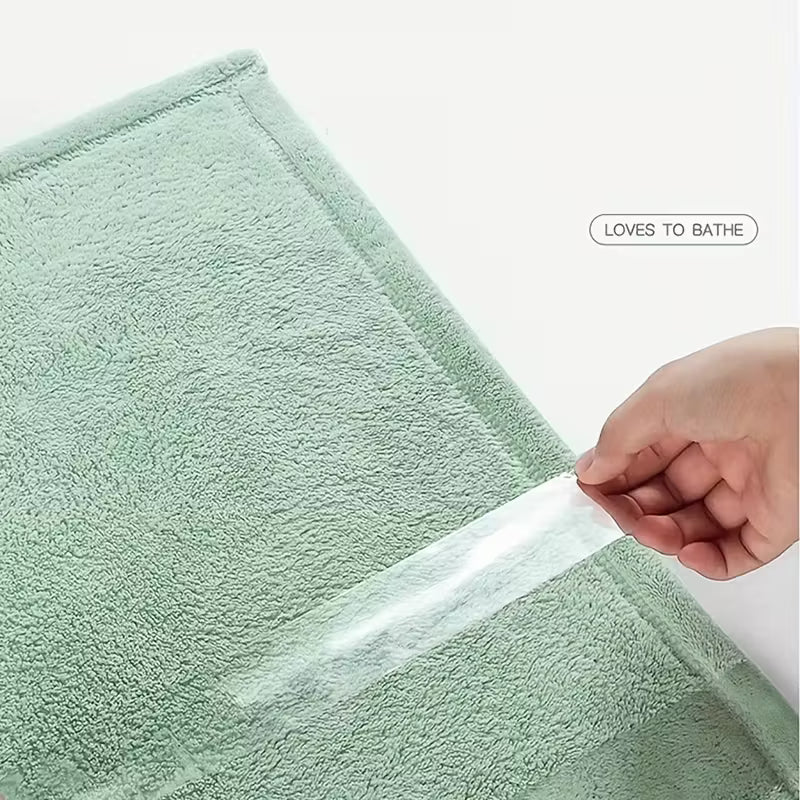 1pc Extra Large Bath Towel - Super Soft & High Absorbency Quick-Dry Bath Sheet, Pastel Colors (Pink, Yellow, Green, Brown, Orange, ) - Ideal For Babies, Kids, Adults - Machine Washable Bathroom Essentials, Durable Bath Towel