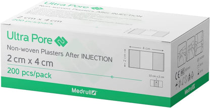 Medrull Steriler Wundverband 6x7 cm Sterile Wundpflaster ULTRA PORE Starke Klebekraft - Schützt bei Schnittwunden & Kratzern Pflaster Einzeln verpackt 50 Stück
