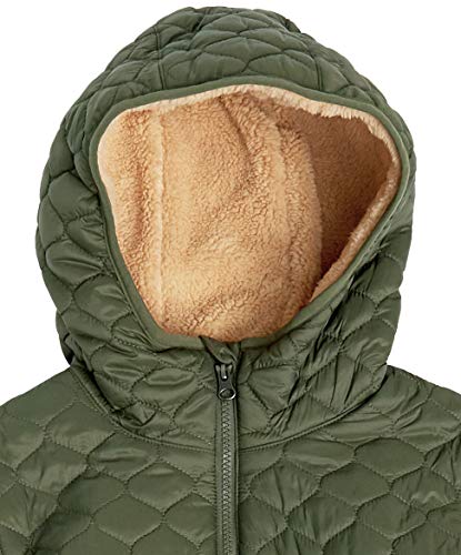Amazon Essentials Women's Lightweight Quilted Water-Repellent Quilted Jacket with Sherpa Lining and Full Zip