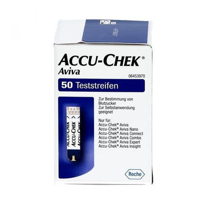 Accu Chek AVIVA Blutzuckerteststreifen, unisex, 1er Pack (1 x 50 Stück)