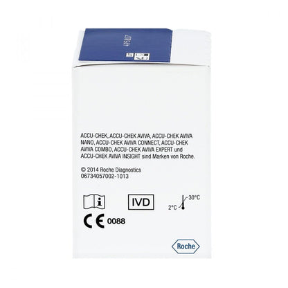 Accu Chek AVIVA Blutzuckerteststreifen, unisex, 1er Pack (1 x 50 Stück)