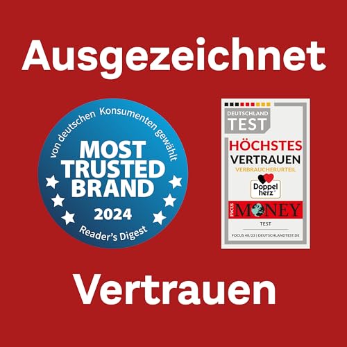 Doppelherz A-Z Complete DEPOT Long-Term Vitamins - 23 Vitamins, Minerals & Trace Elements Plus Lutein - 40 Preventive Tablets