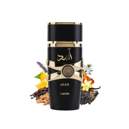 Lattafa Asad Lattafa for Unisex Eau de Parfum Spray, 100 ml Men Women Perfume