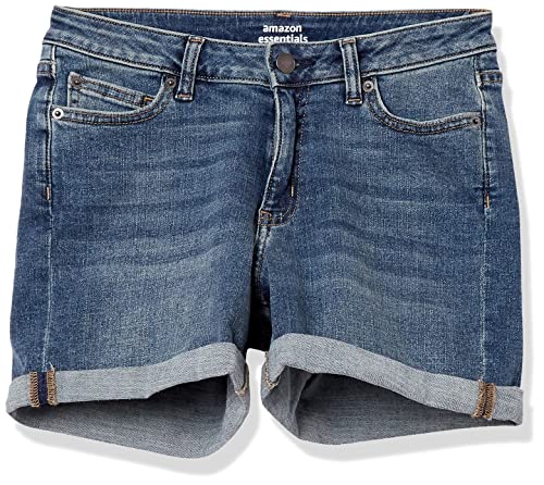 Amazon Essentials Women's Denim Shorts, 12.7 cm Inseam