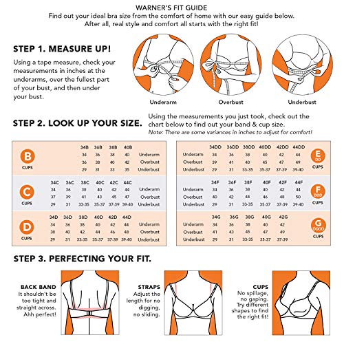 Warner's Women's Elements of Bliss Wirefree Lift Bra T-Shirt Bra