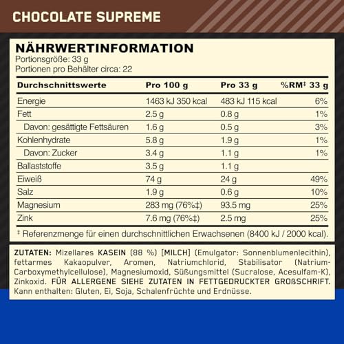Optimum Nutrition Gold Standard 100% Whey, Proteinpulver, Geschmack Delicious Strawberry, 900g, 30 Portionen