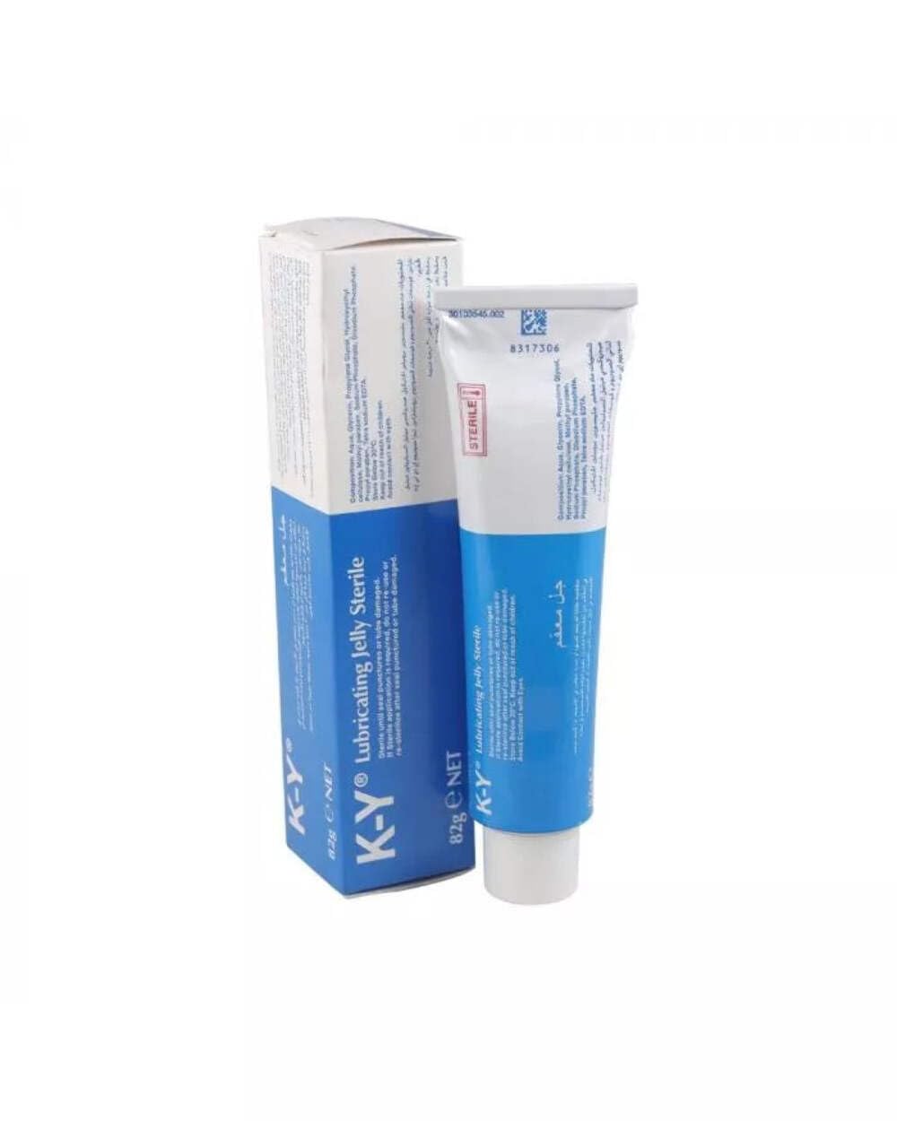 K - Y Gleitgel Steril – Medizinisches Gleitmittel auf Wasserbasis, für Feuchtigkeit & Gleitfähigkeit – Leicht abwaschbar & parfümfrei – 82 g