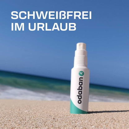 ODABAN Antitranspirant Deo Spray gegen starkes Schwitzen I Anti Schweiß Deo bei Hyperhidrose, Schwitzen am Kopf, schwitzige Hände I Anti transpirant für Männer & Frauen mit Langzeitschutz 30ml