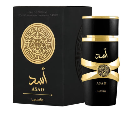 Lattafa Asad Lattafa for Unisex Eau de Parfum Spray, 100 ml Men Women Perfume
