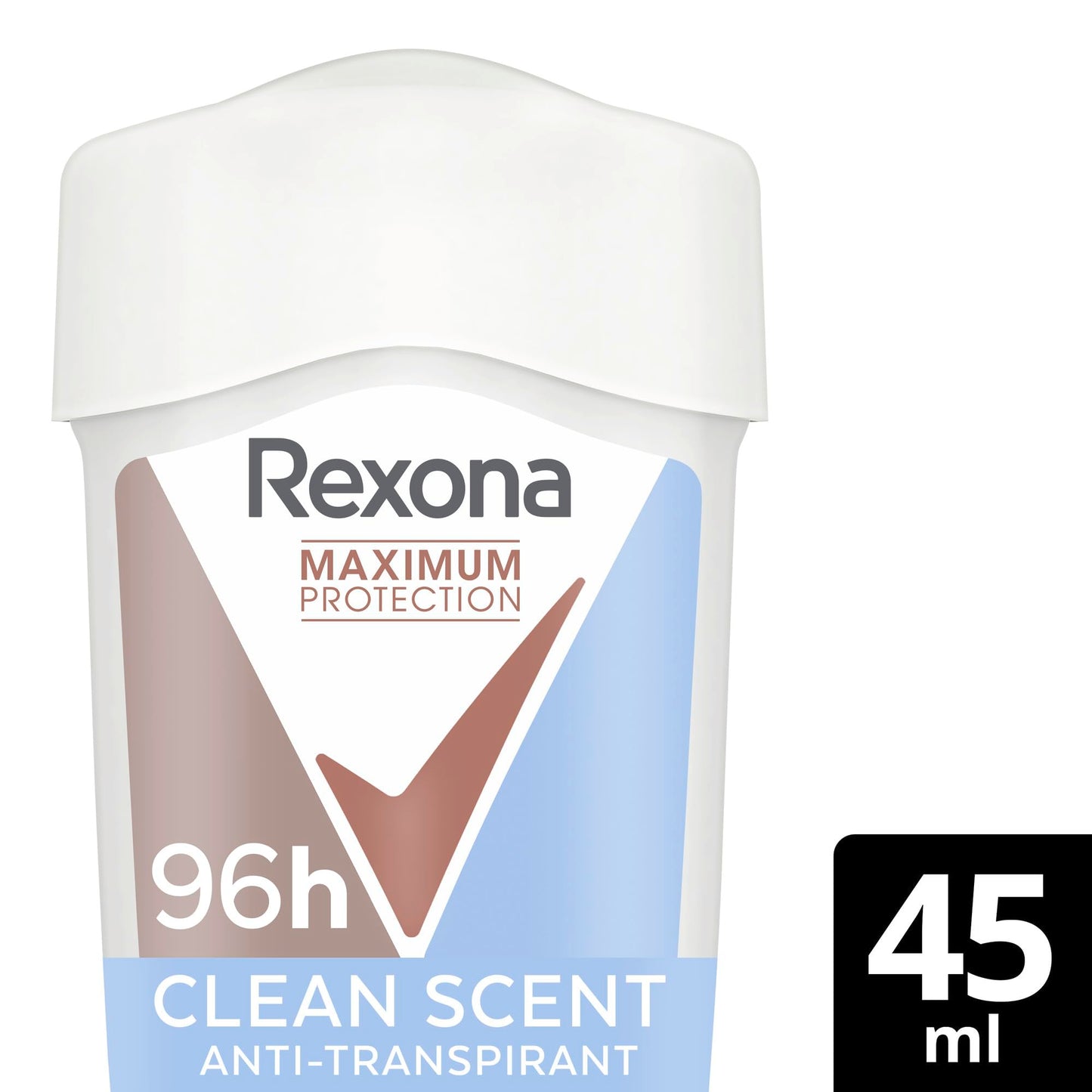 Rexona Maximum Protection Women’s Travel Deodorant Cream, Clean Scent, 45 ml
