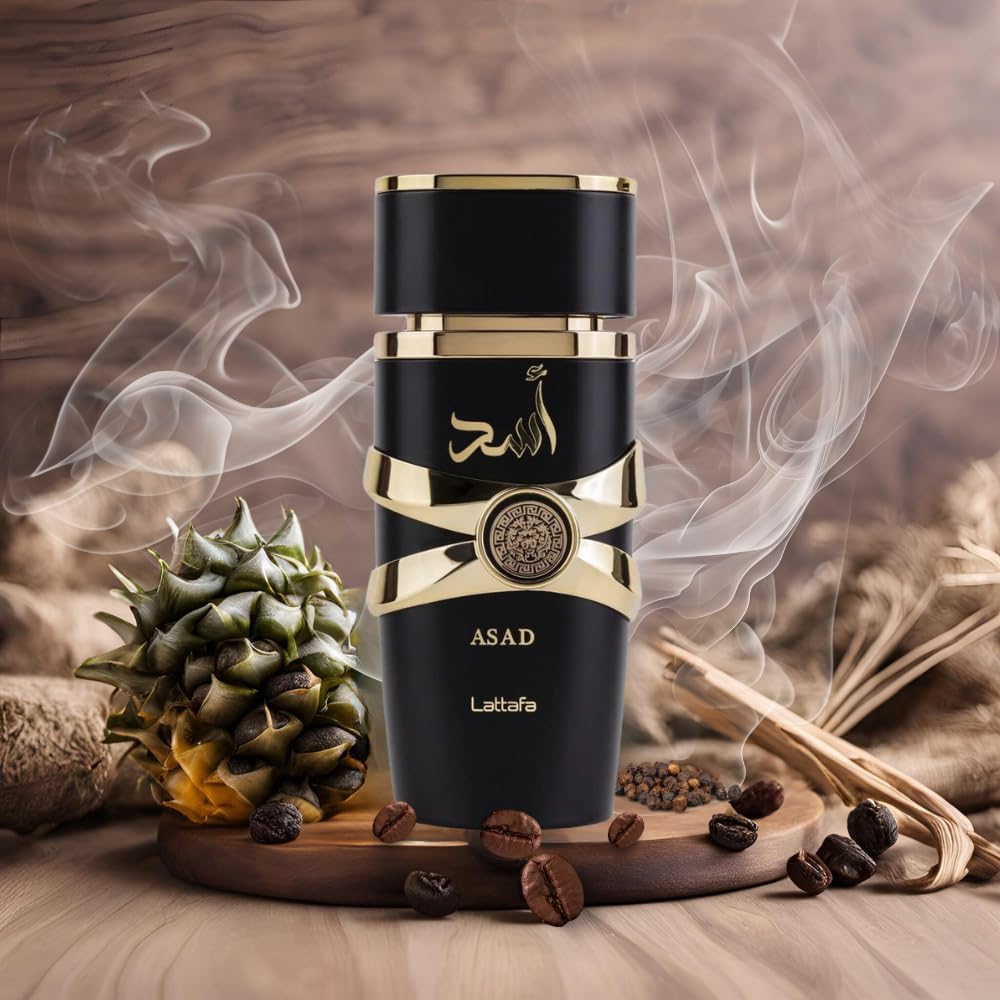 Lattafa Asad Lattafa for Unisex Eau de Parfum Spray, 100 ml Men Women Perfume