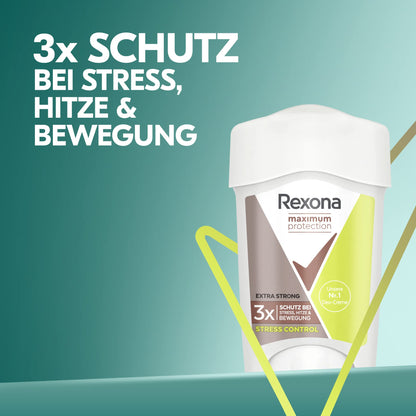 Rexona Maximum Protection Women’s Travel Deodorant Cream, Clean Scent, 45 ml