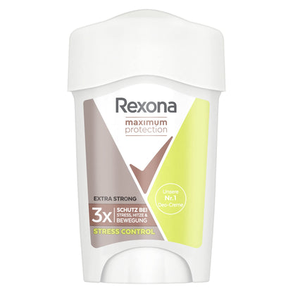 Rexona Maximum Protection Women’s Travel Deodorant Cream, Clean Scent, 45 ml