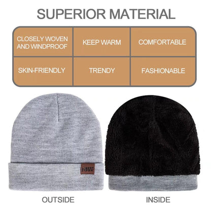 Nertpow Mütze, Schal & Handschuh-Sets für Damen Herren,Touchscreen Handschuhe Winter Beanie Mütze Stricken mit Fleece Gefüttert Schal Halswärmer Geschenk Set