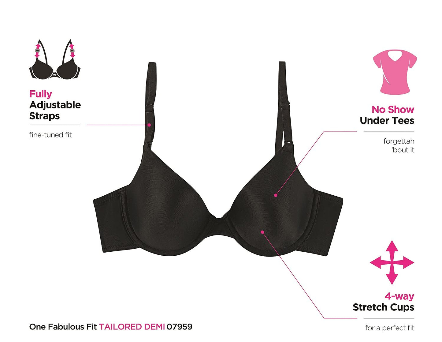 Maidenform Women's T-shirt bra