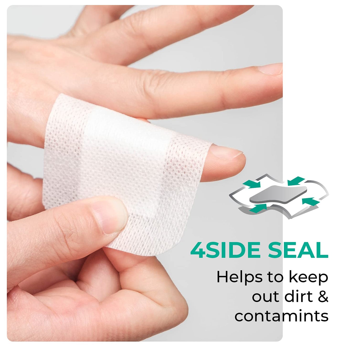 Medrull Steriler Wundverband 6x7 cm Sterile Wundpflaster ULTRA PORE Starke Klebekraft - Schützt bei Schnittwunden & Kratzern Pflaster Einzeln verpackt 50 Stück