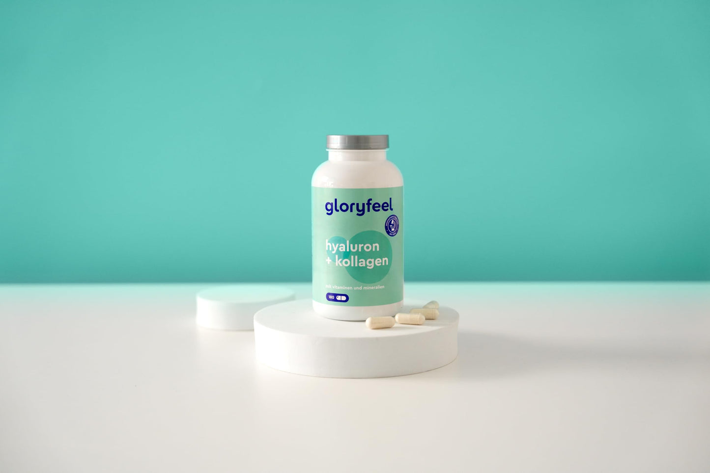 Hyaluronsäure Kollagen Komplex - 180 Kapseln - Mit Biotin, Vitamin C (aus Acerola), Zink, Selen & Bambusextrakt - Für Haut, Haare, Nägel - Hoch bioverfügbar - Laborgeprüft