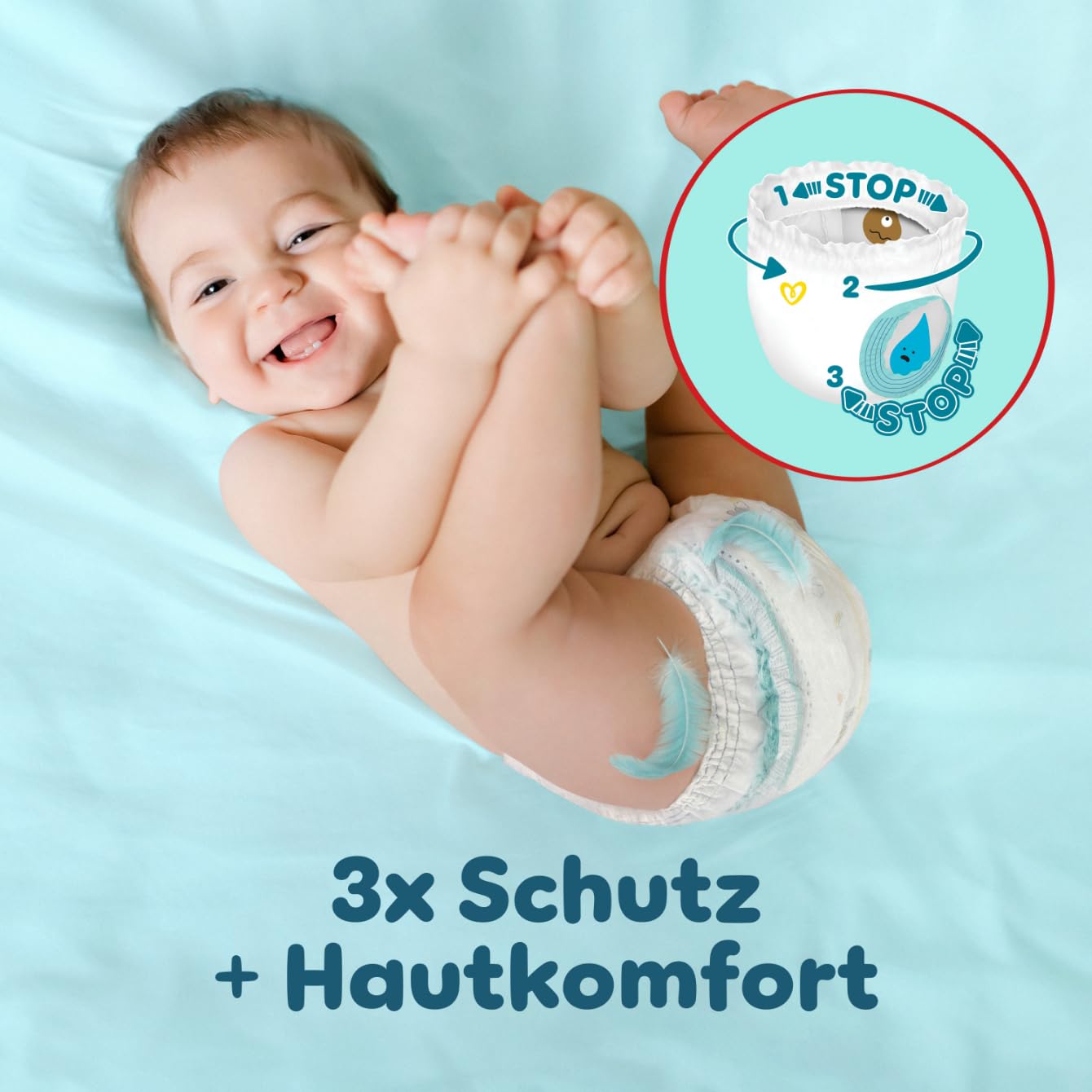 Pampers Premium Protection Pants Size 5, 144 Nappies, 11 kg - 17 kg, with 360° Fit and 2 x Wider Cuffs than Before for Our Best Comfort and Protection
