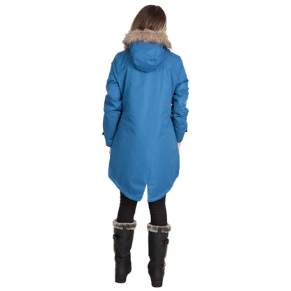 Trespass Clea Women's Jacket, Waterproof with Roll-Up Hood