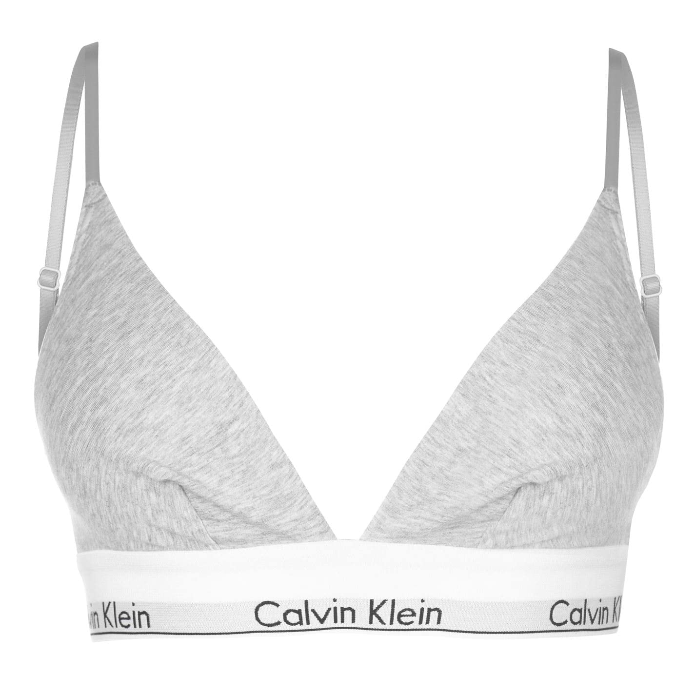 Calvin Klein Women's Triangle Bikini Top Triangle Rp Logo Waistband