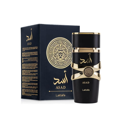 Lattafa Asad Lattafa for Unisex Eau de Parfum Spray, 100 ml Men Women Perfume