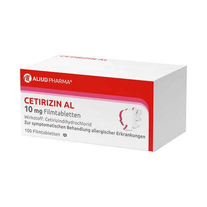 ALIUD PHARMA Cetirizine AL 10 mg, 50 tablets: anti-allergic agent for symptomatic treatment of allergic rhinitis