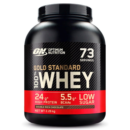 Optimum Nutrition Gold Standard 100% Whey, Proteinpulver, Geschmack Delicious Strawberry, 900g, 30 Portionen