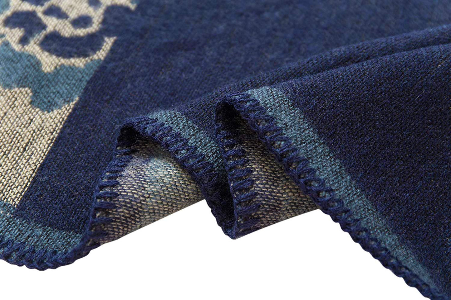 Shmily Girl Poncho Damen Strick Poncho Winter Warm Elegant Poncho Decke Poncho Cape Mantel Übergroße Poncho Schal Frauen