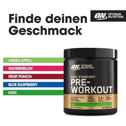 Optimum Nutrition Gold Standard BCAA Pulver, Geschmack Strawberry Kiwi, 266g, 28 Portionen