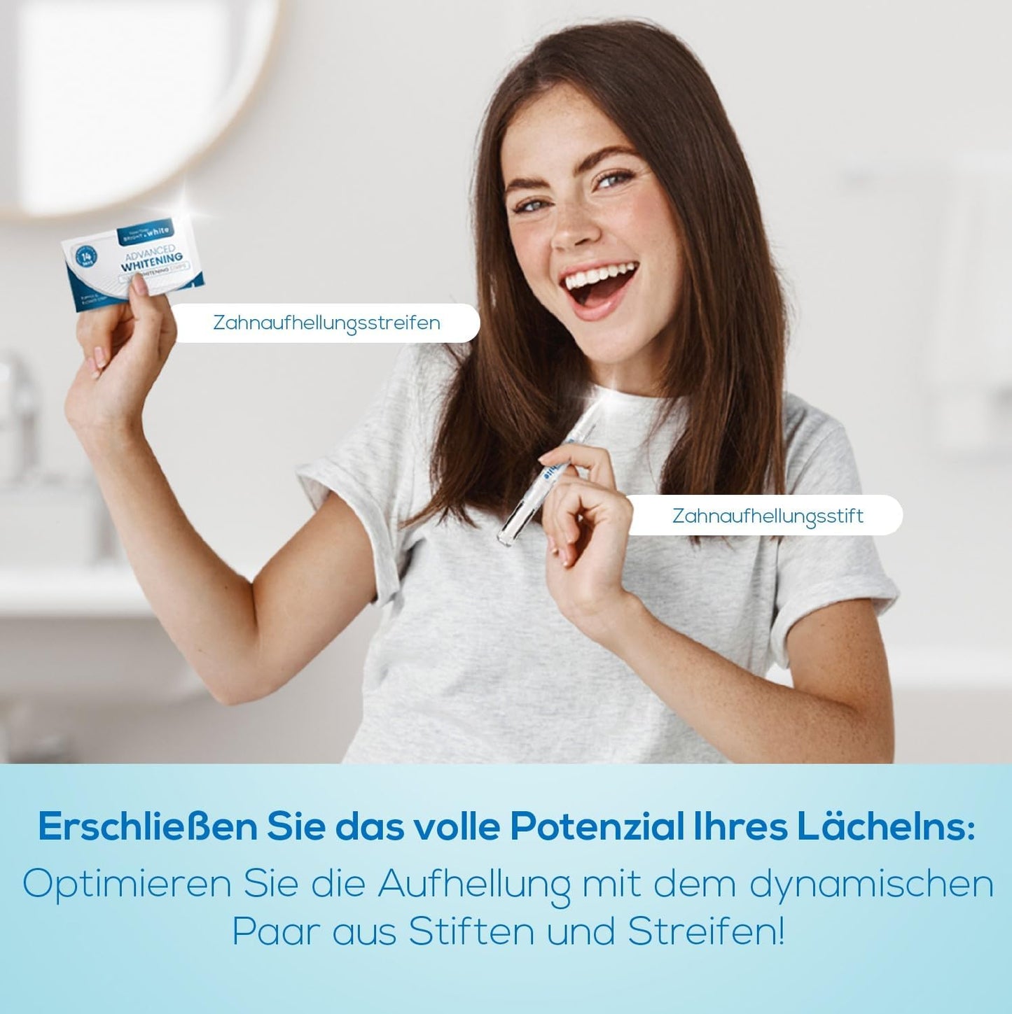 2 x Venus Visage Teeth Whitening Pen, 20+ Teeth Whitening Applications, Pain-free Teeth Bleaching for White Teeth, Quick Whitening, Gentle & Tooth-Friendly Bleaching (2 Pack, Mint)