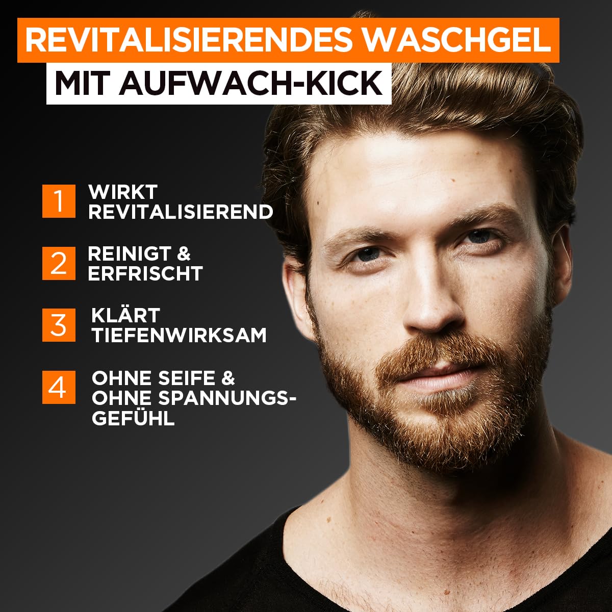 L'Oréal Men Expert Pflegeset gegen müde Haut für Männer, Geschenkset mit Waschgel und Gesichtscreme 24H Anti-Müdigkeit, Geschenke für Herren mit Vitamin C, Hydra Energy, 1 x 100 ml, 1 x 50 ml