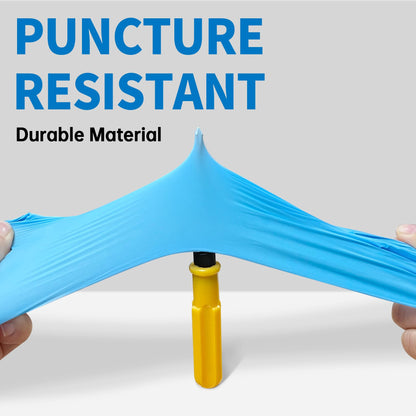 Medical Nitrile Exam Gloves, 4.5 Mil 100 Pcs, Powder-Free Latex-Free Food-Safe Cooking Cleaning Disposable Glove, Blue