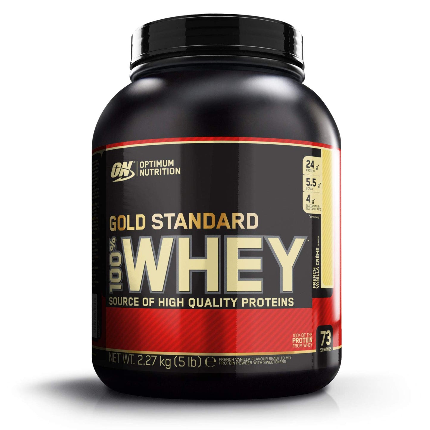 Optimum Nutrition Gold Standard 100% Whey, Proteinpulver, Geschmack Delicious Strawberry, 900g, 30 Portionen