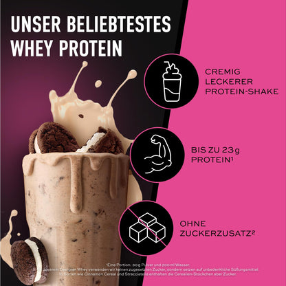 ESN Premium Designer Whey Protein Pulver, Cherry Yogurt, 1 kg, bis zu 23 g Protein pro Portion, ideal zum Muskelaufbau und -erhalt - made in Germany